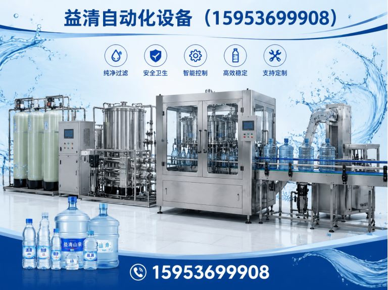 临朐县瓶装水灌装设备展示图